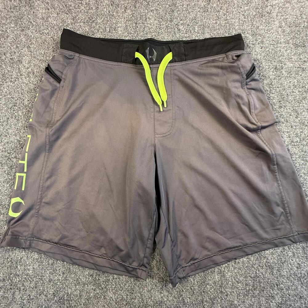Hylete‎ Men's Medium Gray Above Knee Athletic Shorts #1819